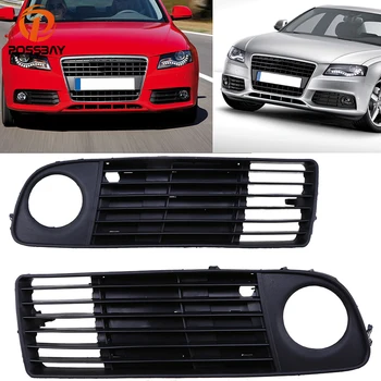 

POSSBAY 1 Pair Car Side Decoration Front Bumper Lower Grille Grill Vent For Audi A6 (C5) Sedan/Avant 1998/1999-2002 Pre-facelift