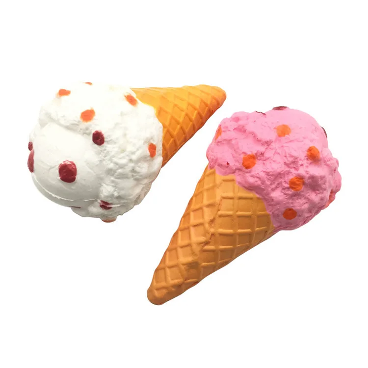 

2017 New Style Large Ice Cream Resilient Squishy Model Pu Bread squishyfun Toy