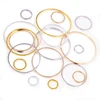20-50pcs/lot 8-30mm Brass Closed Ring Earring Wires Hoops Pendant Connectors Rings For DIY Jewelry Making Supplies Accessories ► Photo 1/6