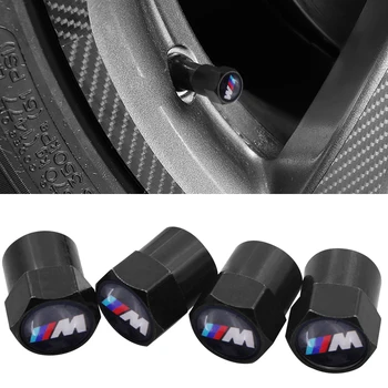 

4 pcs Car Tire Wheel Valve Cap air protection cover For bmw M Sticker X1 X3 X4 X5 X6 X7 e46 e90 f20 e60 e39 f10 Car accessories
