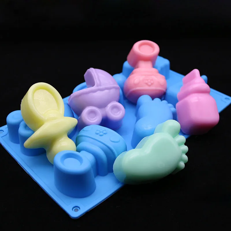 

Christmas Silicone Molds Ankle Anime Bear Shape Silicone Soap Mold 6 Cavity Not Stick DIY Craft Soap Handmade Molds