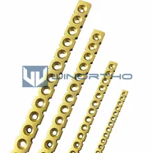 Ортопедический инструмент для животных медицинский 1,5 компрессионная фиксирующая титановая пластина 2,4 2,7 винт AO