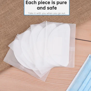 

100pcs Face Mask Filter Paper Mouth Mask PM2.5 Dustproof Disposable Breathable Mask Cotton Filter Gasket Health Care