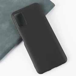 Black Soft Silicone Protective Case - High - Quality TPU Cover for ZTE Blade A71 (Black)