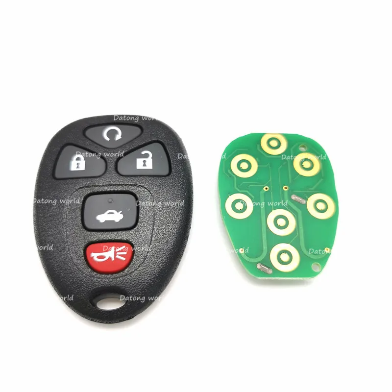 Автомобильный Дистанционный ключ Datong World для GMC FCC ID OUC60270 315 МГц или 433 МГц, 5 кнопок, автоматическое умное управление, пустой ключ