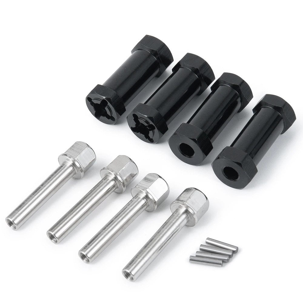Mirthobby - Adaptador De Extensión Hexagonal Para Rueda De 12 Mm De Giro De 17 Mm Para Rueda De