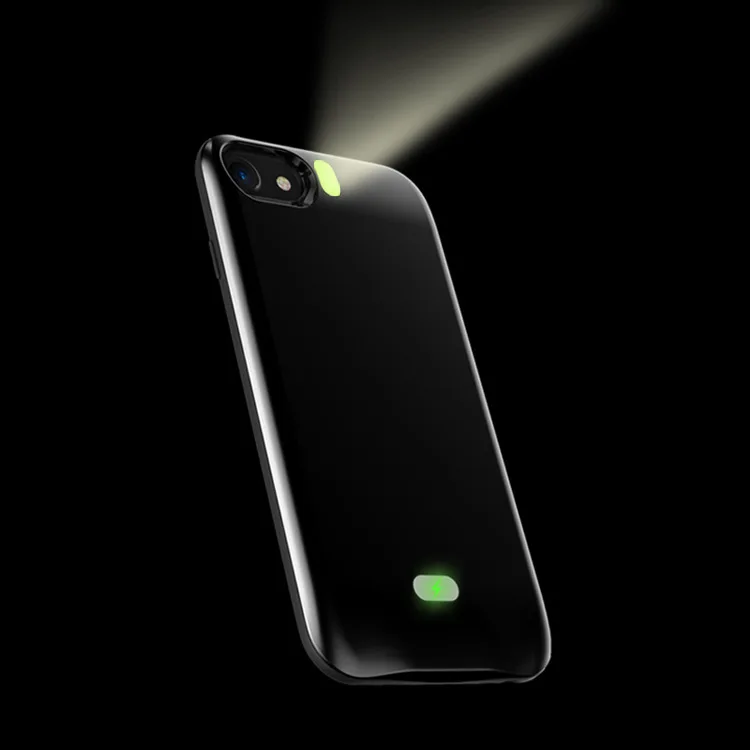

4000mAh LED Fill light Slim Battery Charger Case For iPhone 6 6s Power Bank External Battery Case For iPhone 7 8 Power Cases