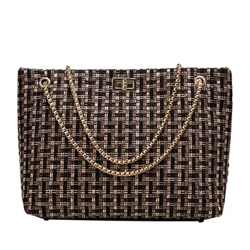 

Fashion Pu Leather Chain Women Shoulder Bag High Quality Ladies Large Capacity Handbags Crossbody Bag Casual Big Messeneger Bags