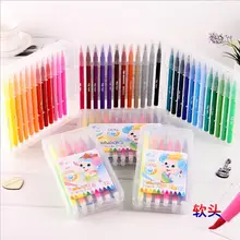 Моющаяся щетка ручка Набор Мягкий кончик живопись, каллиграфия ручка надпись Рисование окраска детей рисование акварелью набор маркеров