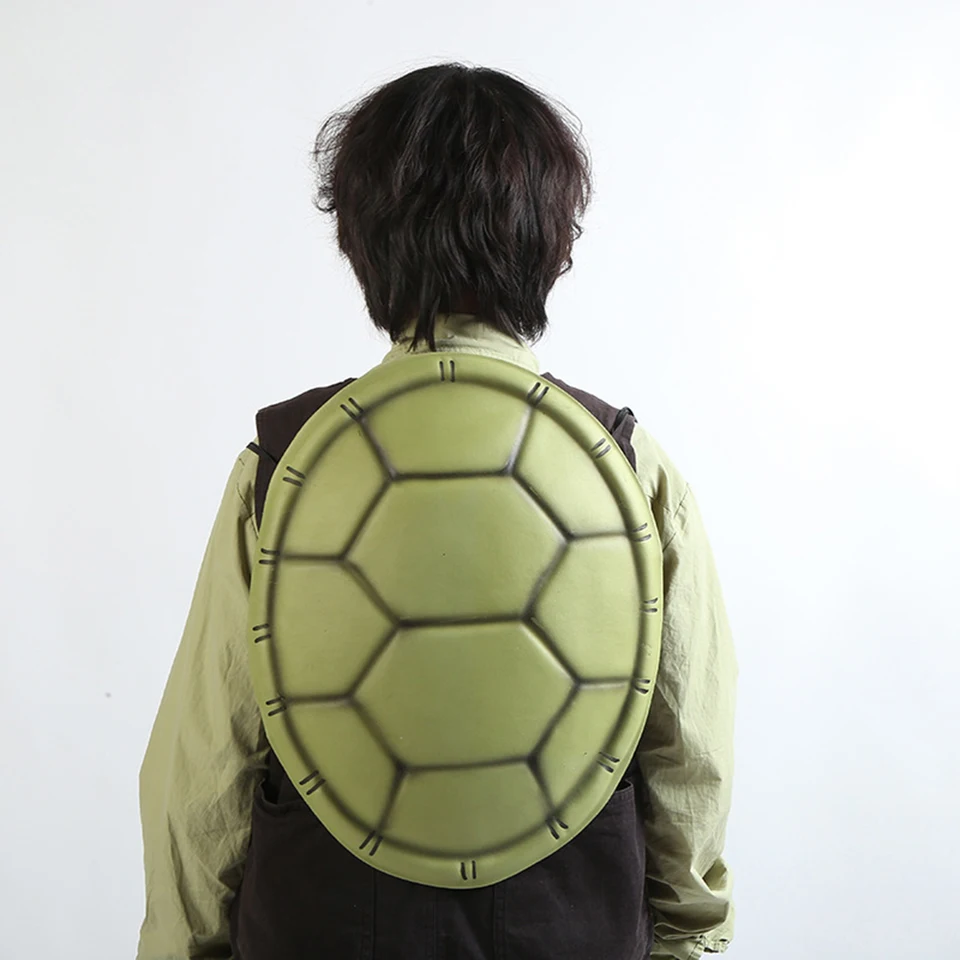 Boys Halloween Turtle Shell Costume Backpack - 3-Piece EVA Foam Prop, Assorted Colors, 44x35cm, Dress-Up & Carnival