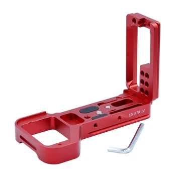 

Quick Release Threaded Holes Vertical Shooting L Plate Aviation Aluminum Retractable Side Hand Grip Photography For Sony A9