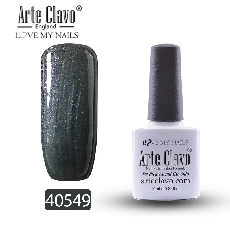 40549 10 мл УФ-Гель-лак для ногтей Arte Clavo для маникюра DIY Полупостоянный Гибридный лак для ногтей Soak Off 79 разноцветный Гель-лак для ногтей - Цвет: 40549