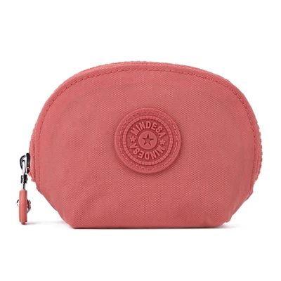 Женское портмоне из водонепроницаемого материала для хранения денег и монет Чехол - Цвет: Розовый