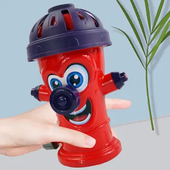 

Outdoor Rotating Water Spray Toy Cute Simulation Fire Hydrant Water Sprayer Kid's Garden Water Play Game Birthday Present