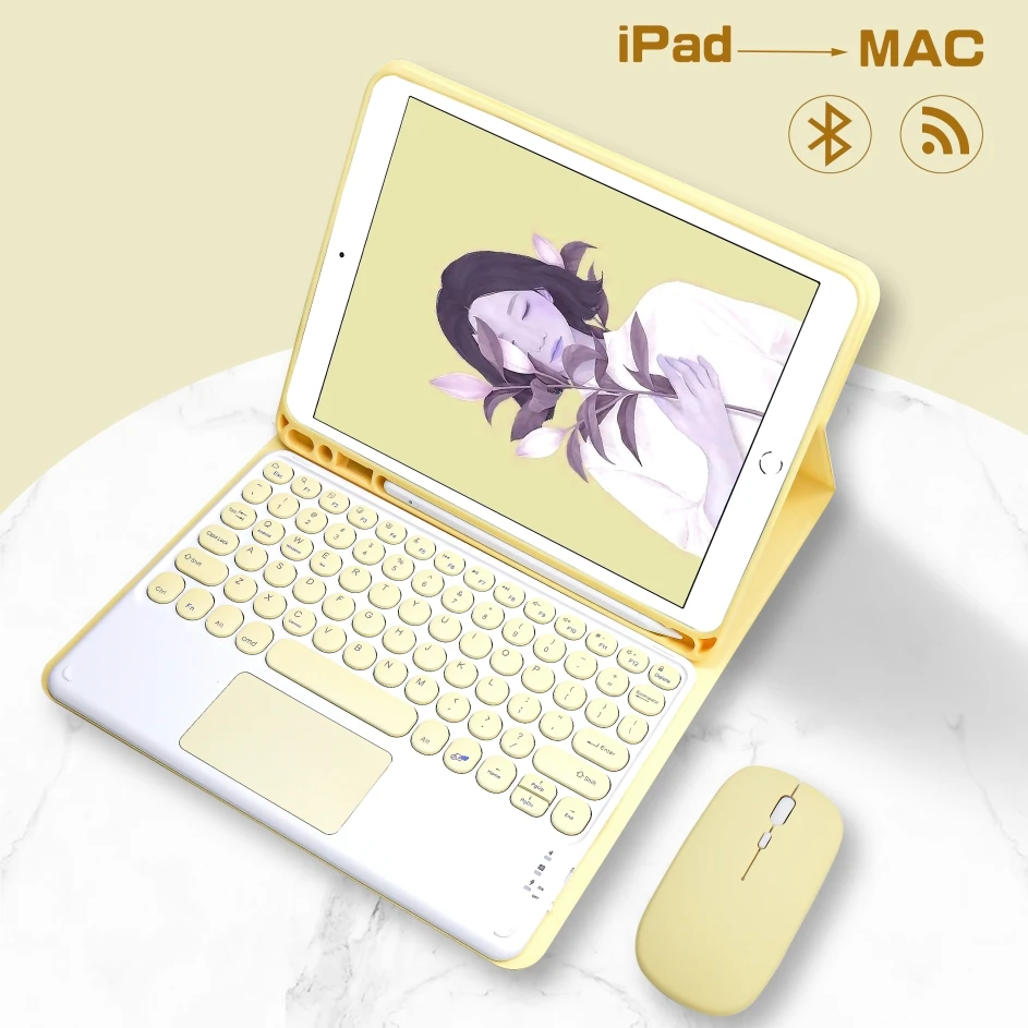 Tastiera Mouse Wireless Per Ipad Pro 11 Case 2022 2021 2020 Air 4 5 Ipad 9Th 8 Generation Case 9.7 Air 2 10Th Gen Keyboard Magic