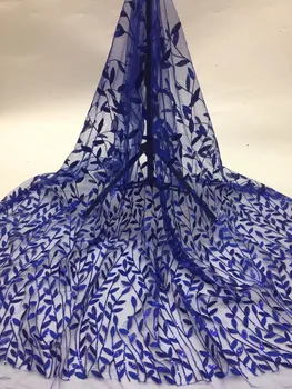 

Fashionable popular fresh small leaves sequin embroidery mesh / fashion skirt