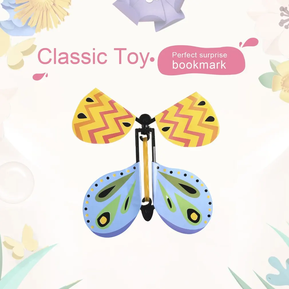 

Flying Butterfly Classic Wind Up Swallow Tail Butterfly - Close Up Magic Set Funny Toy For Romatic Wedding