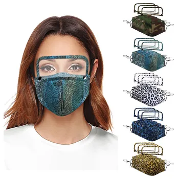 

3pcs Adult Anti-fog Reusable Protect Face Mask With Detachable Eyes Shield Washable Mouth Cover mondmaskers masques
