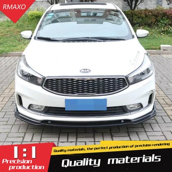 

For KIA K3 Forte Body kit spoiler 2016-2018 Forte ABS Rear lip rear spoiler front Bumper Diffuser Bumpers Protector