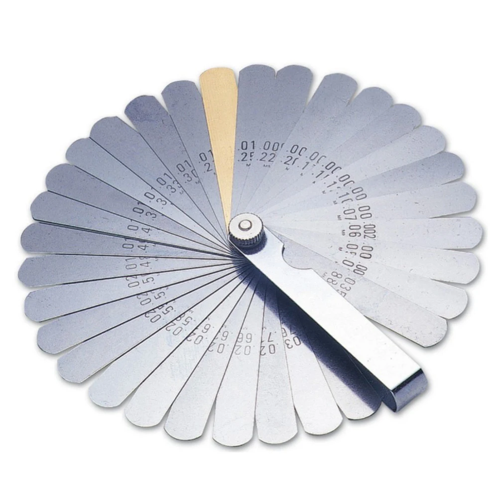 

32Piece Guitar Ruler Feeler Gauge Stainless Steel String instruments Tools Guitar Accessories for Guitar/Bass/Mandolin Banjo D40