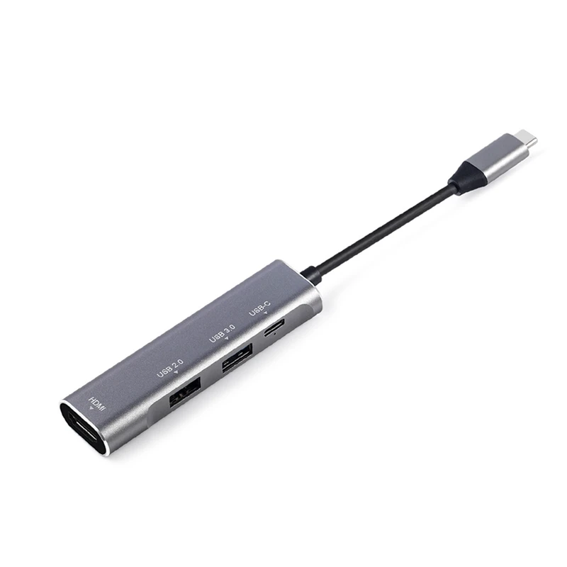 4 в 1 концентратор USB3.1 к HDMI/USB3.0/PD адаптер для Nintendo Type C Hub Huawei P20 Mate 20 Pro|Сетевые
