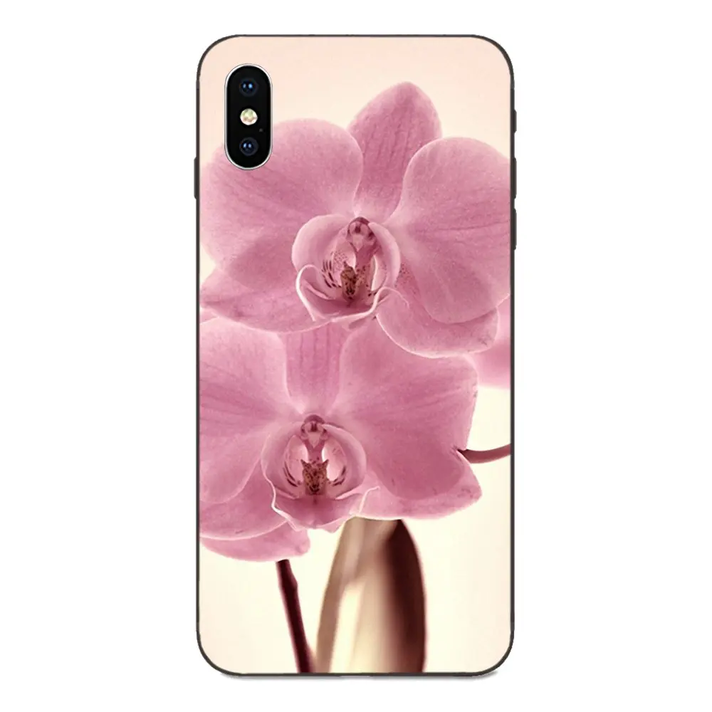 as picture Орхидея для Xiaomi Redmi Note 3 3 S 4 4A 4X5 5A 6 6A 7 7A K20 Plus Pro S2 Y2 Y3 чехол для телефона из мягкого силикона ТПУ с рисунком черный чехол - Цвет: as picture