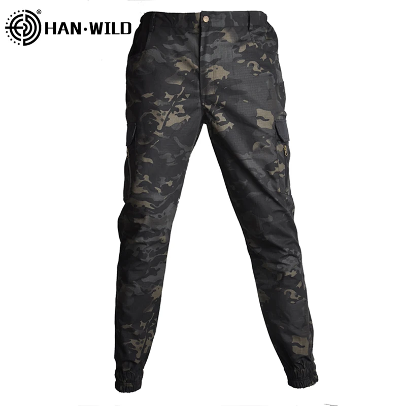 Камуфляжные тактические брюки HAN WILD карго для военных игр мужские армейские