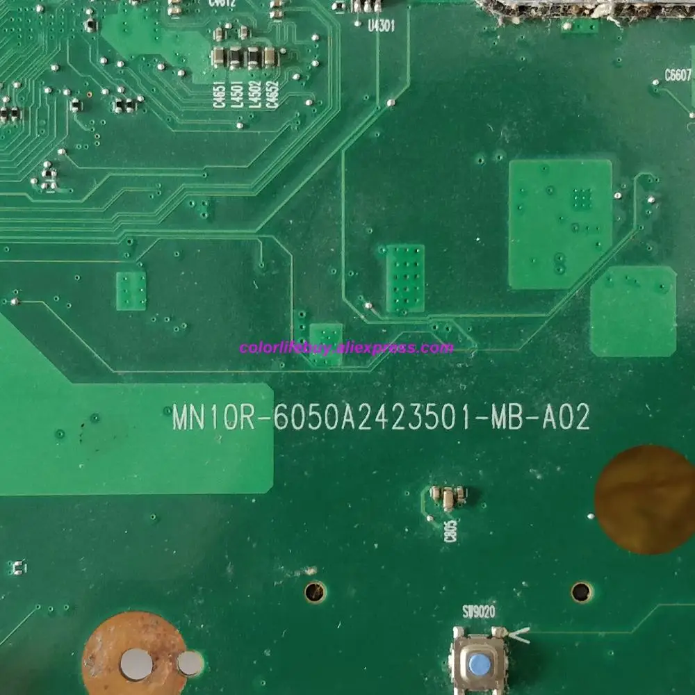 Placa-mãe para Toshiba Genuíno Computador Portátil Satélite C650 C655 V000225140 Mn10r-6050a2423501-mb-a02 - Imagem 5