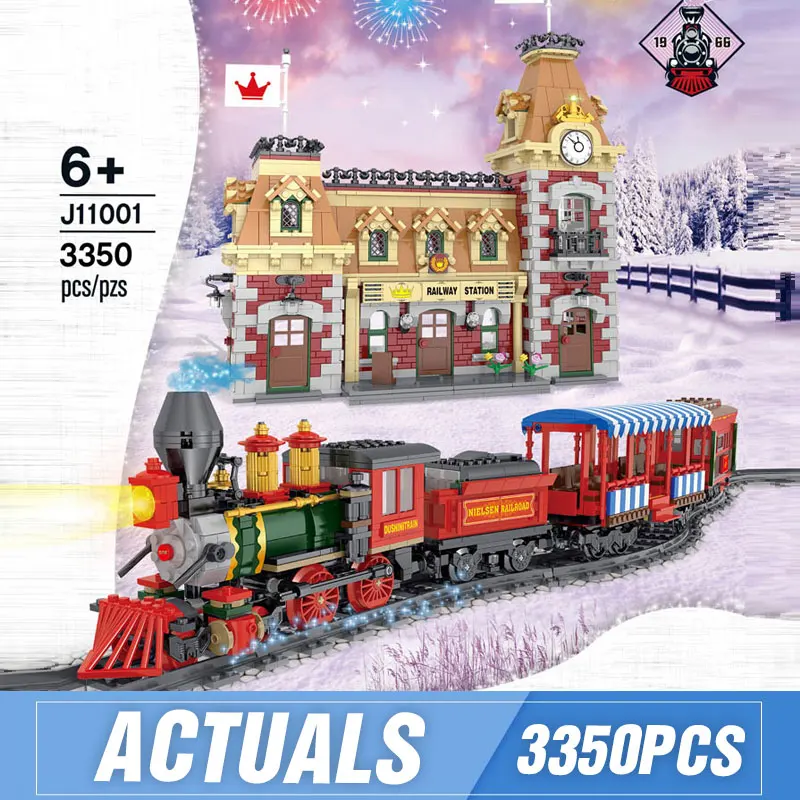 

J11001 Movie Toys Compatible With 71044 Train And Station Set Building Blocks Bricks Kids Christmas Toys Gifts