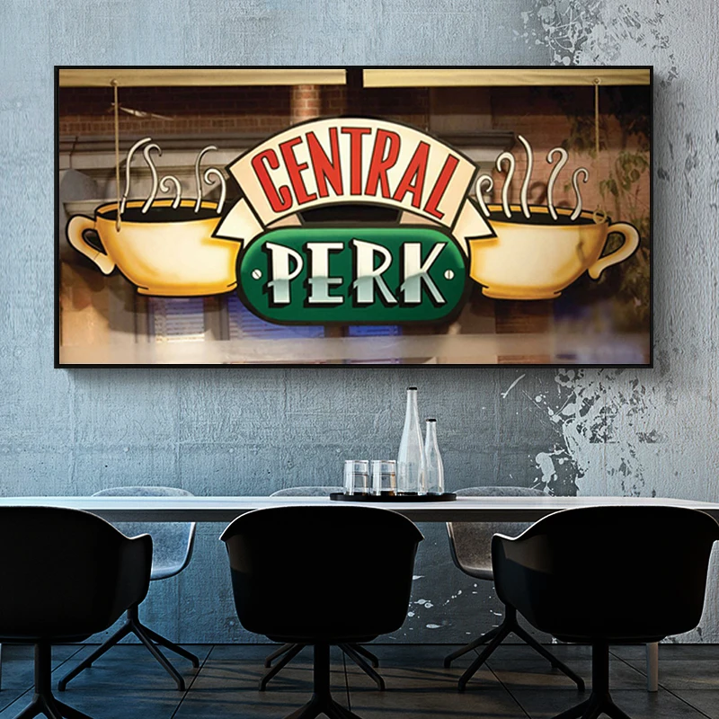 Tv Show Posters Friends Canvas Poster Friends Central Perk