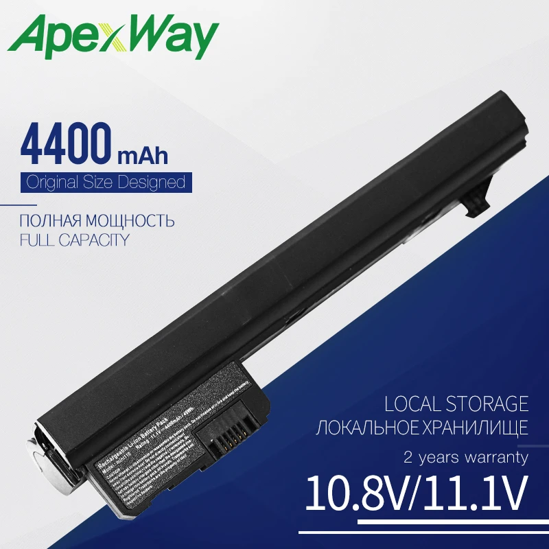 Аккумулятор для ноутбука HP Mini 4400 1101 мАч 110 1000 537626 001 NY221AA COMPAQ 102 HSTNN CB0C|Аккумуляторы
