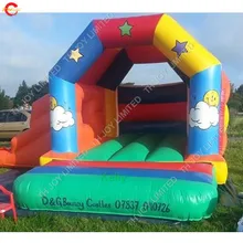 4x3 м маленький надувной батут с воздуходувкой для продажи, дешевый надувной батут замок на продажу