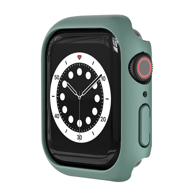 For Apple Watch Case 6 se 5 4 3 44mm 40mm 42mm 38mm Accessories PC Screen Protector bumper iWatch series 7 41mm 45mm Case