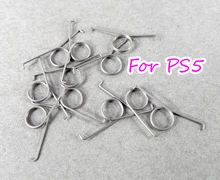 20 pçs para ps5 l2 r2 botão de gatilho mola metal substituição r2 l2 botões de gatilho para dualshock 5 ps5 ds5 controlador