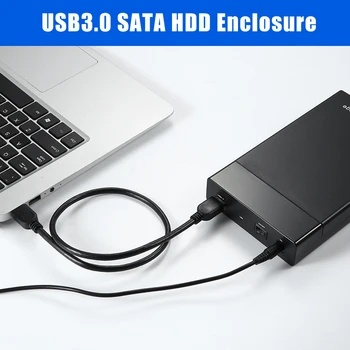 

2.5/3.5Inch SATA to USB Portable External HDD Enclousure Mobile USB Storage Devices for Laptop GK99 EU Plug
