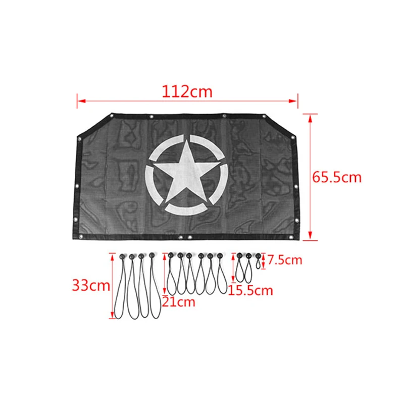 Auto Top Sonnenschutz Abdeckung für Jeep Wrangler 1997-2006 Dach Anti UV Sonnenschutz Schützen Netz für Jeep Wrangler TJ Zubehör