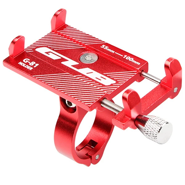 Держатель подставки для мобильного телефона для Xiaomi Mijia M365 скутер Qicycle EF1 Регулируемый Противоскользящий кронштейн для руля - Цвет: Красный