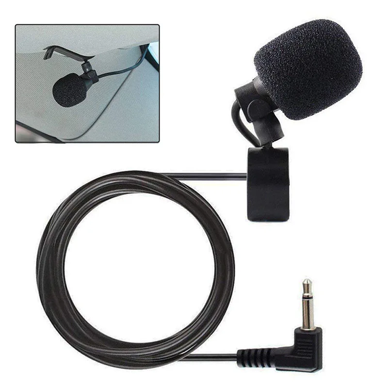 Mini Car Microphone 2.5mm Bluetooth External Microphone Stereo Car Radio  Receiver