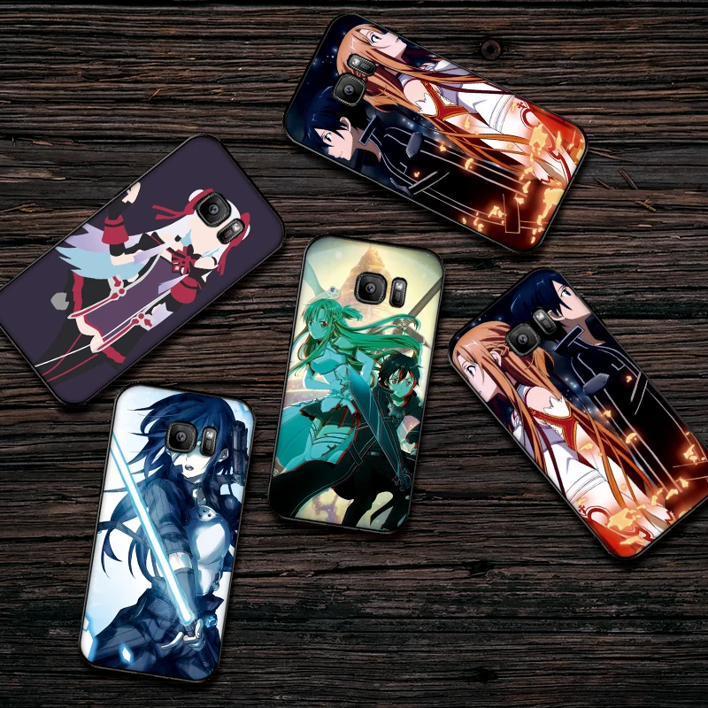 Для samsung A50 60 70 40 20 A10 чехол для телефона в стиле Косплей Sword Art Online A3 5 7 8 9 6PLUS из