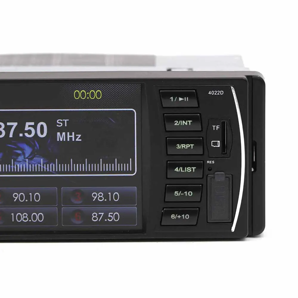 Прочный Автомобильный Bluetooth MP5 4,1-дюймовый USB магнитола с AUX 1din Автомобильный MP5 плеер рулевое колесо дистанционное управление смарт