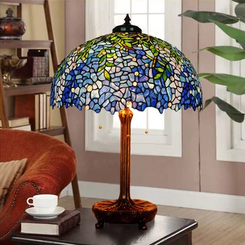 

Tiffany lamp full copper art lighting tiffany Europe type restoring ancient ways of high-end atmospheric sitting room desk lamp