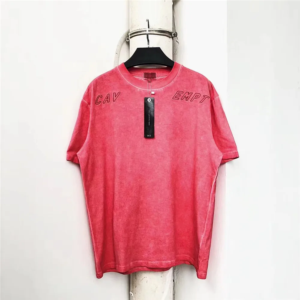 Винтажная Футболка CAV EMPT c. E негабаритная ретро для мужчин и женщин|Футболки| |