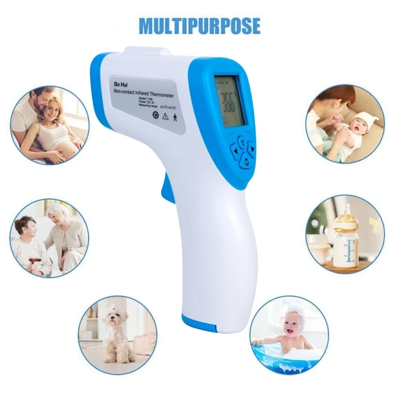 Bo Hui T168 Non Contact Infrared Forehead Body Thermometer Thermal Sc