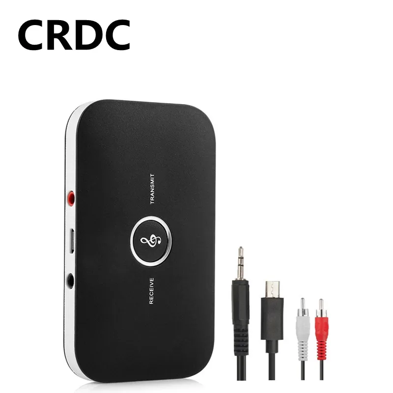 Bluetooth 5 0 аудио передатчик приемник стерео музыка 2 в 1 3 мм AUX разъем RCA беспроводной