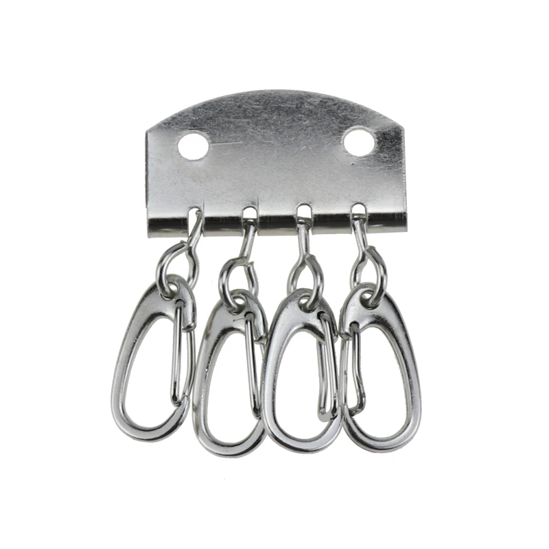 Thicker/Normal Key buckle 4 teeth 6 teeth key chain key hook DIY metal bag accessories