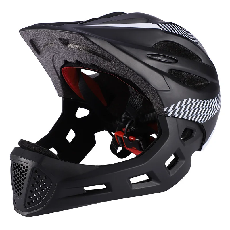 LED Kids Full Face 42-52cm Riding Helmets