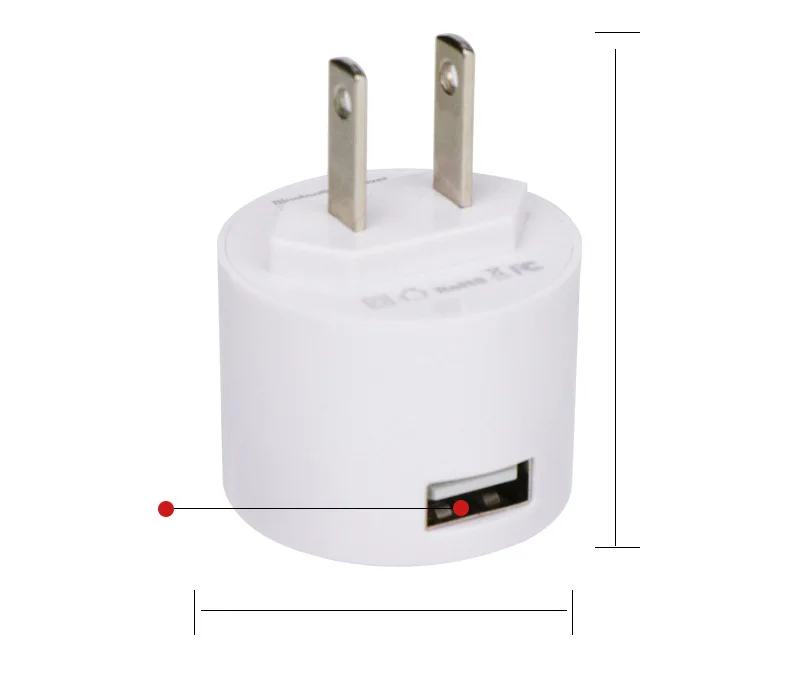 Белого цвета 110 V-240 V Bluetooth приемник V4.2 аудио адаптер для зарядного устройства переменного тока EU/US вилка с USB 3,5 мм порт+ аудио кабель