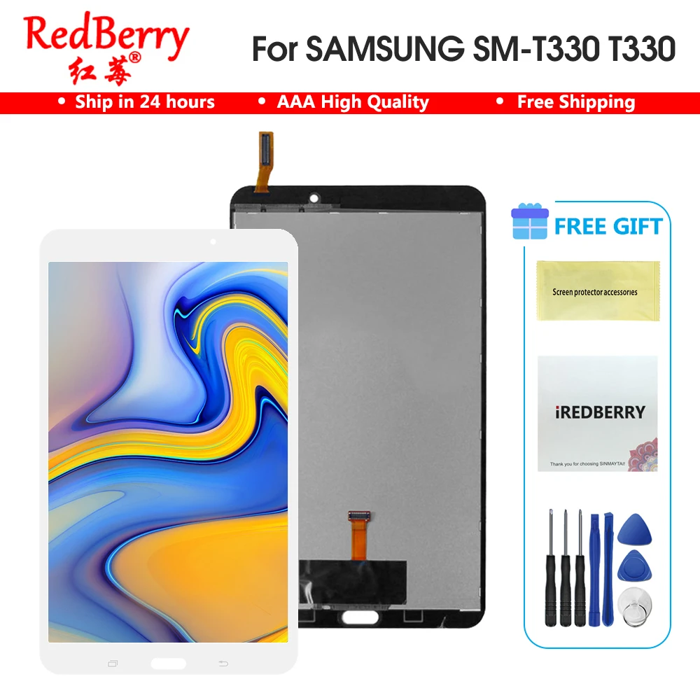 100% тест T331 для Samsung Galaxy Tab4 8 0 T330 ЖК-дисплей и сенсорная панель монитора Moudle Ремонт