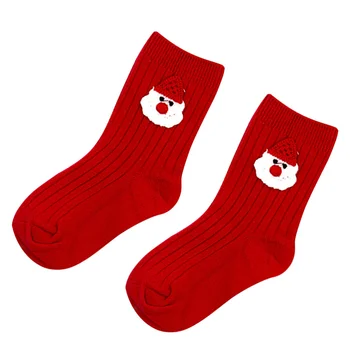 

1 Pair Decorative Practical Elastic Comfortable Soft Winter Socks Mid-calf Socks Children Toddler