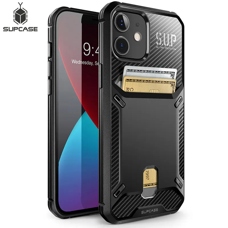 SUPCASE для iPhone 12 чехол Pro 6 1 дюйма (2020) UB Vault тонкий защитный кошелек со встроенным